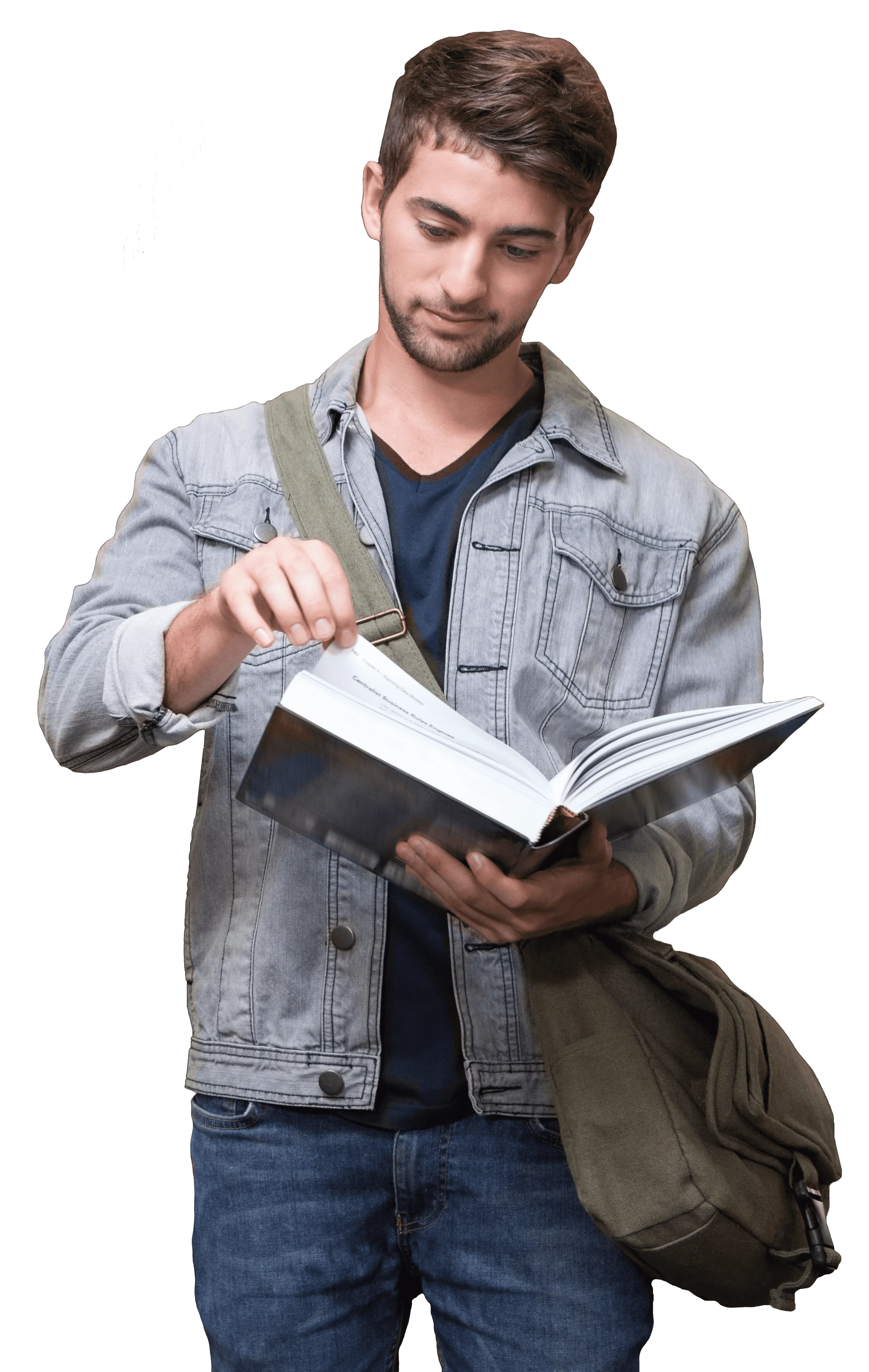 Student Reading Book